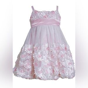 Bonnie Baby Light Pink Floral Dress